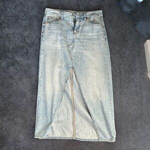 American Eagle Outfitters Light Blue Denim Skirt